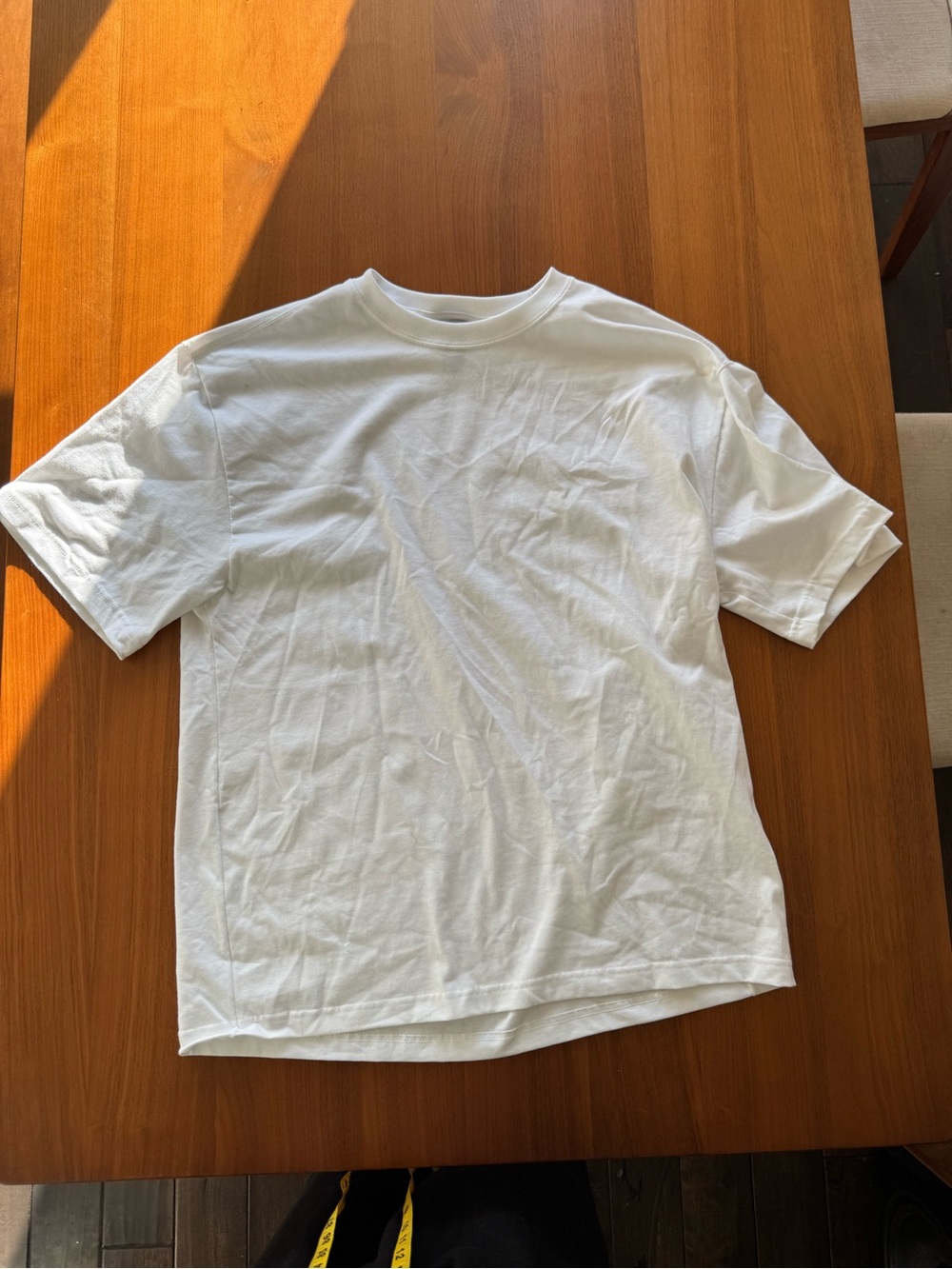 Oversized Crew Neck T-Shirt - White